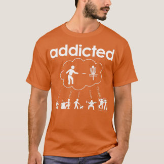 Camiseta Divertido adicto al golf en disco