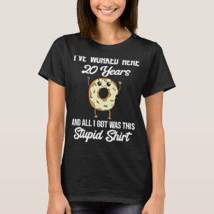 Camiseta Divertido agradecimiento por 20 años de trabajo po