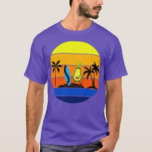 Camiseta divertido aguacate surf aguacate amante regalo div