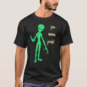 Camiseta Divertido Alien 🎅 🛸 fiesta de Halloween en el OV