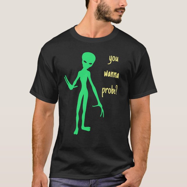 Camiseta Divertido Alien 🎅 🛸 fiesta de Halloween en el OV (Anverso)