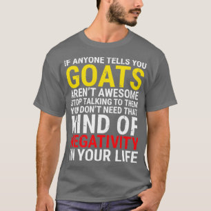 Camiseta Divertido amante de la cabra si alguien te dice qu