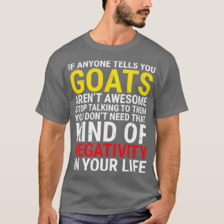 Camiseta Divertido amante de la cabra si alguien te dice qu