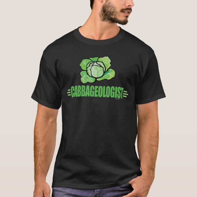 Camiseta Divertido amante de la col (Anverso)