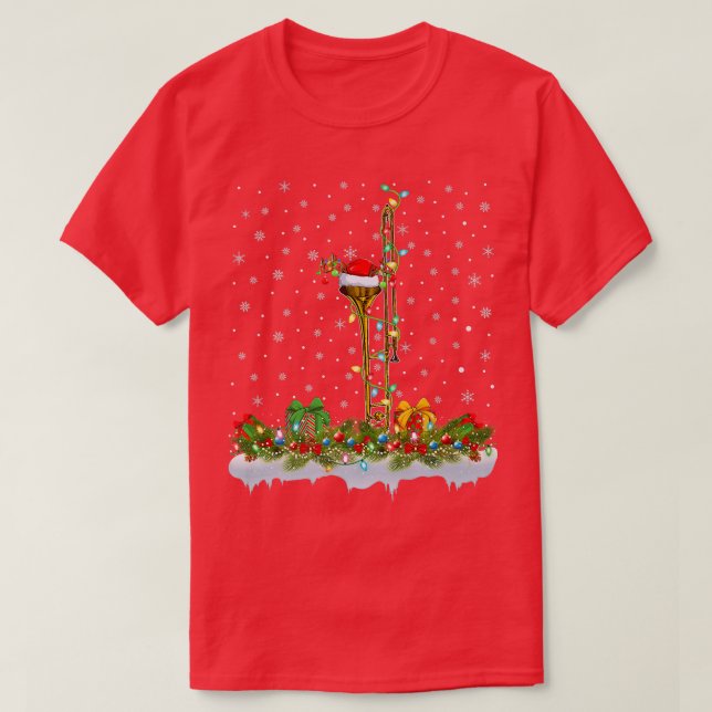 Camiseta Divertido amante de la música trombona a juego con (Diseño del anverso)