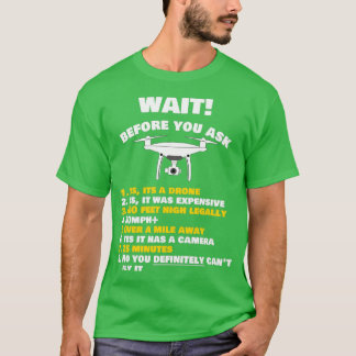 Camiseta Divertido amante de los drones y regalo piloto ant