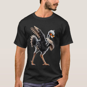 Camiseta Divertido amante de los pájaros Dabbing Ostrich Da