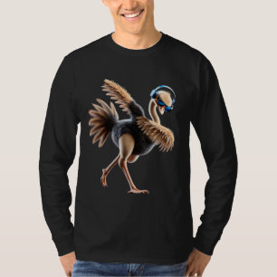 Camiseta Divertido amante de los pájaros Dabbing Ostrich Da