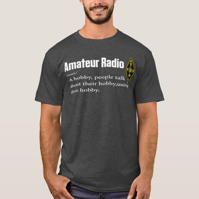 Camiseta Divertido Amateur Radio Hobby Gift Shirt para HAM (Anverso)