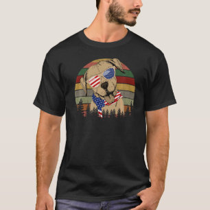 Camiseta Divertido American Pit Bull Terrier Bandera De Est