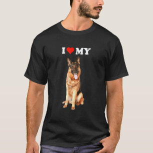 Camiseta Divertido amo a mi perro Husky