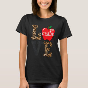 Camiseta Divertido Amor Segundo Grado Escuadrón Primer Día