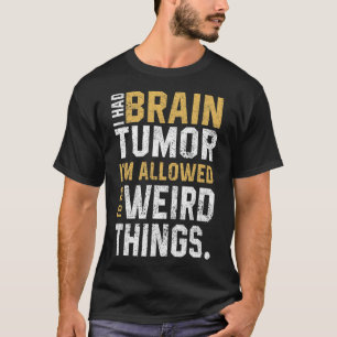 Camiseta Divertido Aneuralismo De Conciencia De Tumores Cer