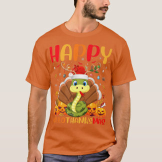 Camiseta Divertido animador de serpientes Feliz Serpiente H