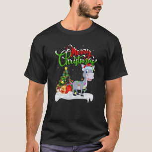 Camiseta Divertido animal amante de la mula navidad