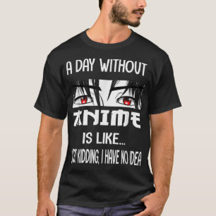 Camiseta Divertido Anime Merch Para Los Chicas Adolescentes