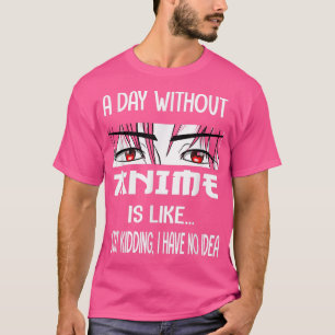 Camiseta Divertido Anime Merch Para Los Chicas Adolescentes