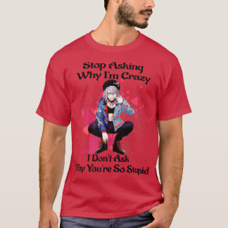 Camiseta Divertido Anime Para Los Niños Chicas Que Dicen De
