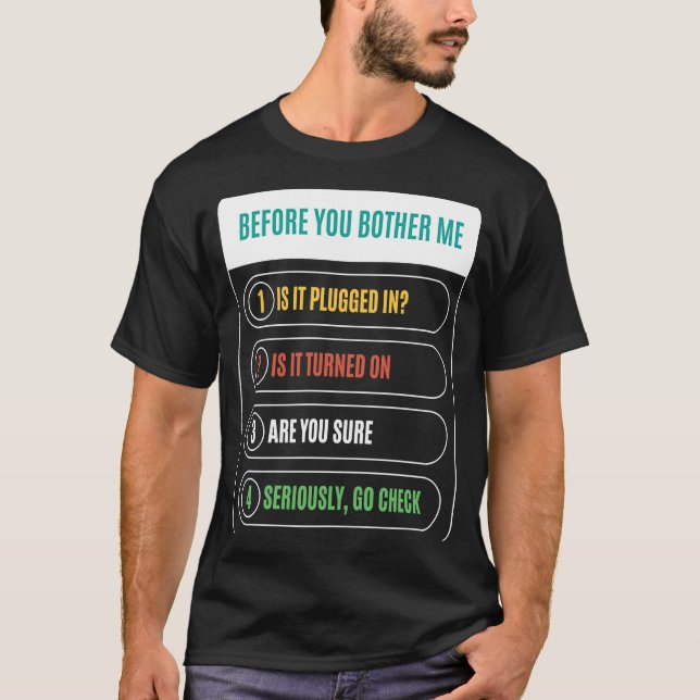 Camiseta Divertido antes de que me molestes es que está con (Anverso)