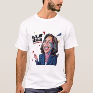 Camiseta Divertido anti Kamala Harris Laughing Political