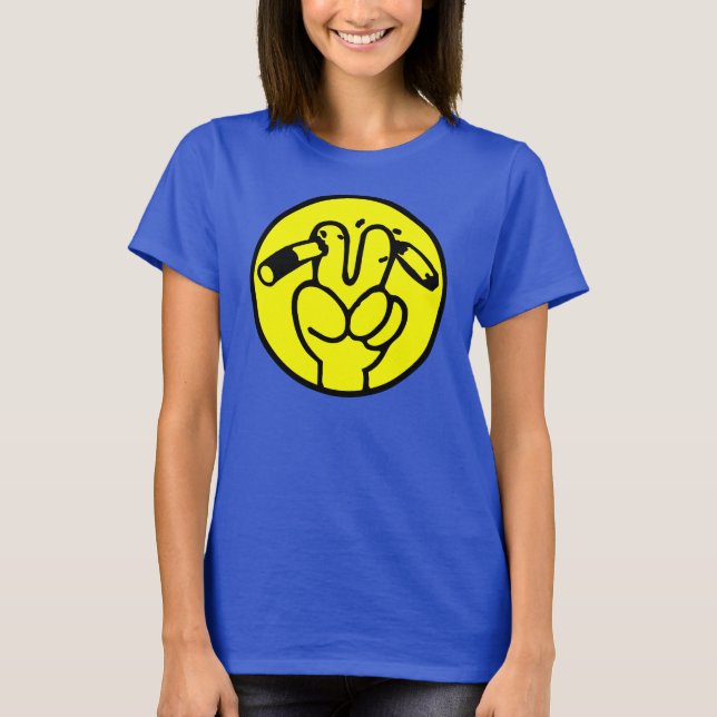 Camiseta Divertido anti tabaco ⚠ Rótulo tailandés ⚠ (Anverso)