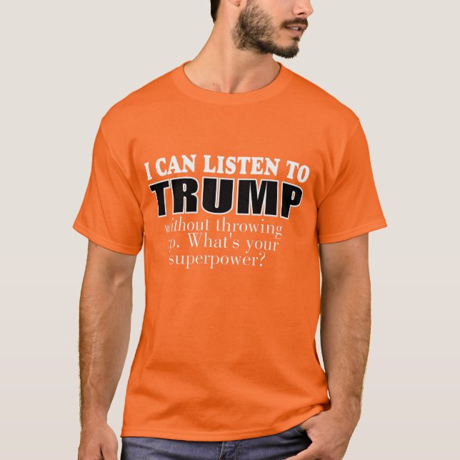 Camiseta divertido anti-Trump (Anverso)