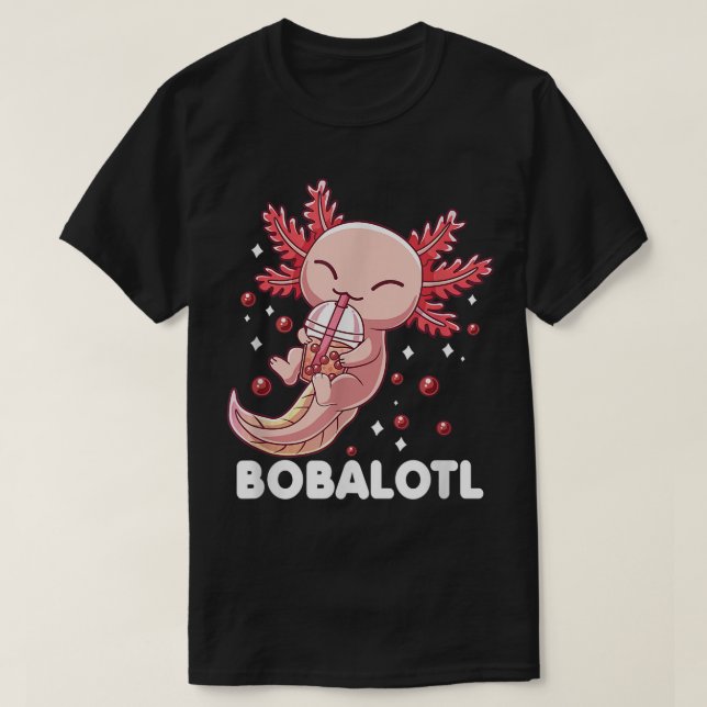 Camiseta Divertido Aolotl Bobalotl Boba Té Burbuja de Leche (Diseño del anverso)