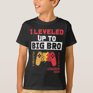 Camiseta Divertido aplanado al hermano mayor 2022