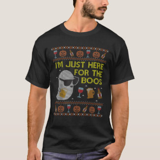 Camiseta Divertido aquí por el dulce de Halloween de los Bo