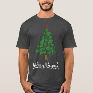 Camiseta Divertido árbol de Navidad con cerdos de cerdo