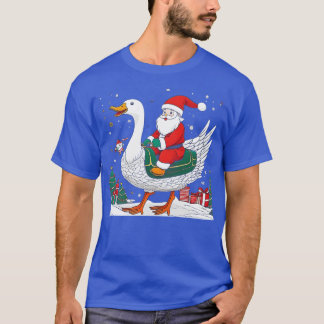 Camiseta Divertido árbol de Navidad de oca luz Pajama Goose