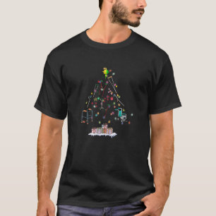 Camiseta Divertido Árbol de Navidad de Terapia Física para 