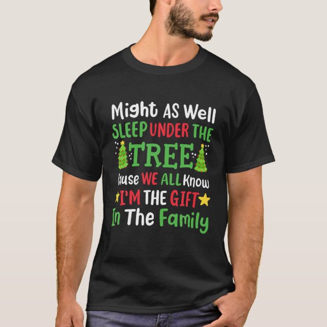 Camiseta Divertido árbol de Navidad Familia Pajama Xmas S (Anverso)