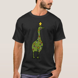 Camiseta Divertido árbol de Navidad Gaming Goose