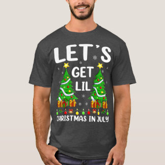 Camiseta Divertido árbol de Navidad iluminando Navidades br