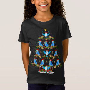 Camiseta Divertido árbol de navidad navideño iluminando San