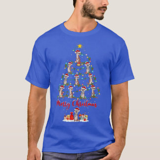 Camiseta Divertido árbol de Navidad Otter ilumina las navid