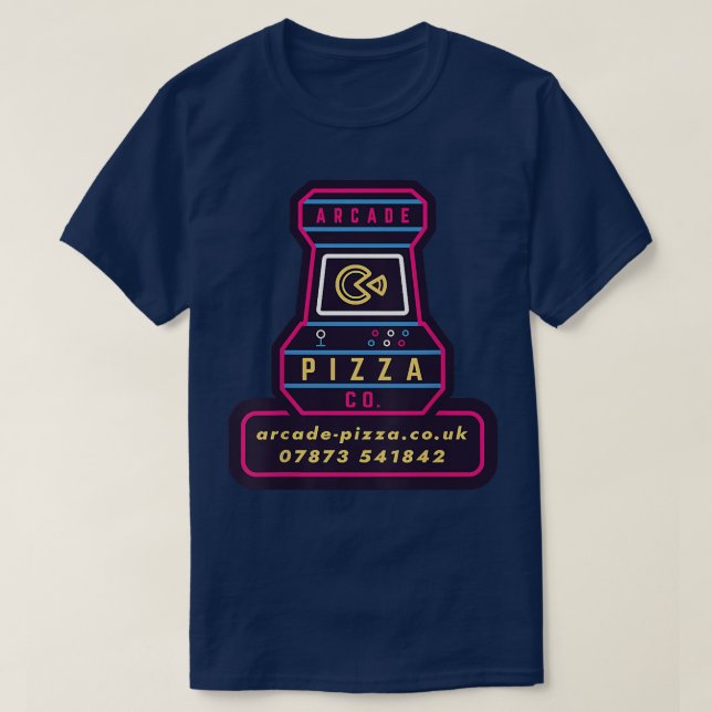 Camiseta Divertido Arcde Pizza Merch  (Diseño del anverso)