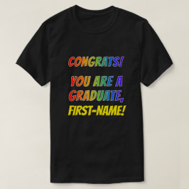 Camiseta ¡Divertido arcoiris mira "CONGRAMAS! TÚ ERES UN GR