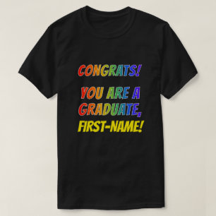 Camiseta ¡Divertido arcoiris mira "CONGRAMAS! TÚ ERES UN GR