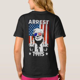 Camiseta Divertido arresto de Trump en 2024 por parte de es
