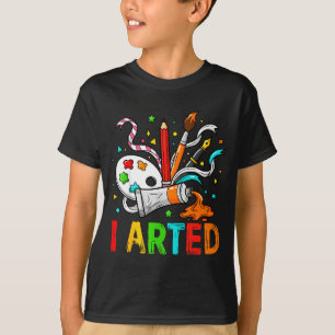 Camiseta Divertido Arteé Arte Humor Genial Gráfico Colorido