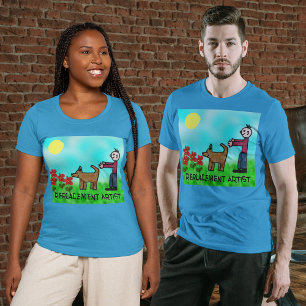 Camiseta Divertido Artista Sustituto Infantil Unisex