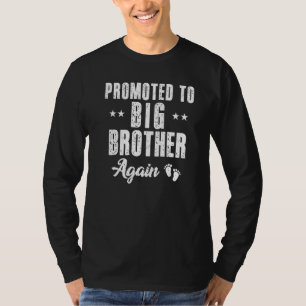 Camiseta Divertido ascendido a hermano mayor de nuevo vinta