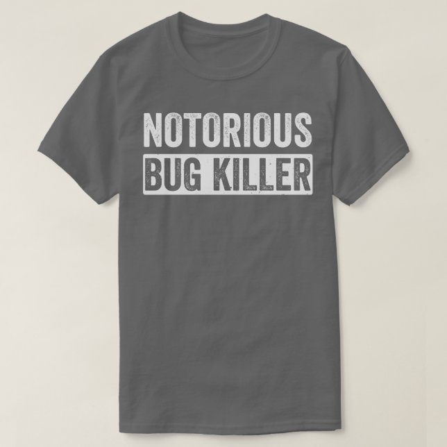 Camiseta Divertido asesino de fallos de control de plagas (Diseño del anverso)