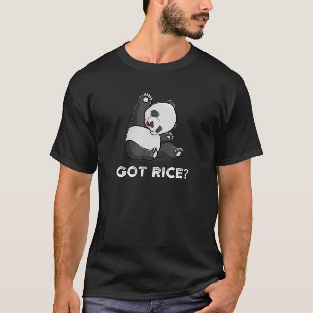 Camiseta Divertido asiático con arroz Panda regalo de té so (Anverso)