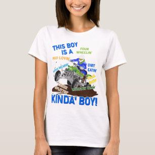 Camiseta Divertido ATV Offroad Quad Biking Diciendo a un ch