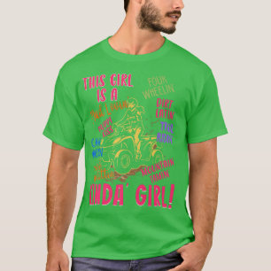 Camiseta Divertido ATV Quad Biking Saying - Chica ATV - Cua