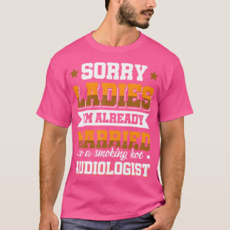 Camiseta Divertido Audiólogo Oyendo Camisas de Audiología M