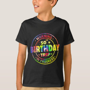 Camiseta Divertido aviso de 50 años de edad Viaje de cumple